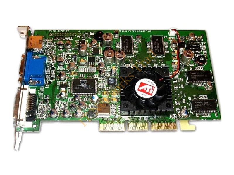 109-85700 ATI Radeon 64MB AGP/ DVI/ VGA Video Graphics Card