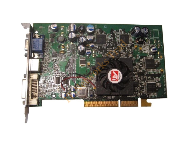 109-A03400-00 ATI Radeon 9600 128MB DVI/ S-Video/ VGA Video Graphics Card