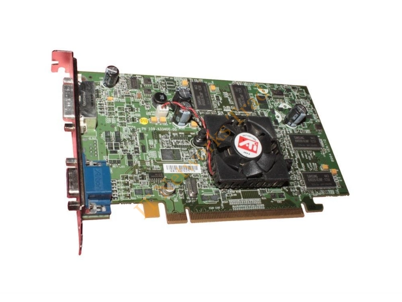109-A33400-00 ATI Radeon X300 128MB PCI Express with DVI/VGA/TV Outs Video Graphics Card