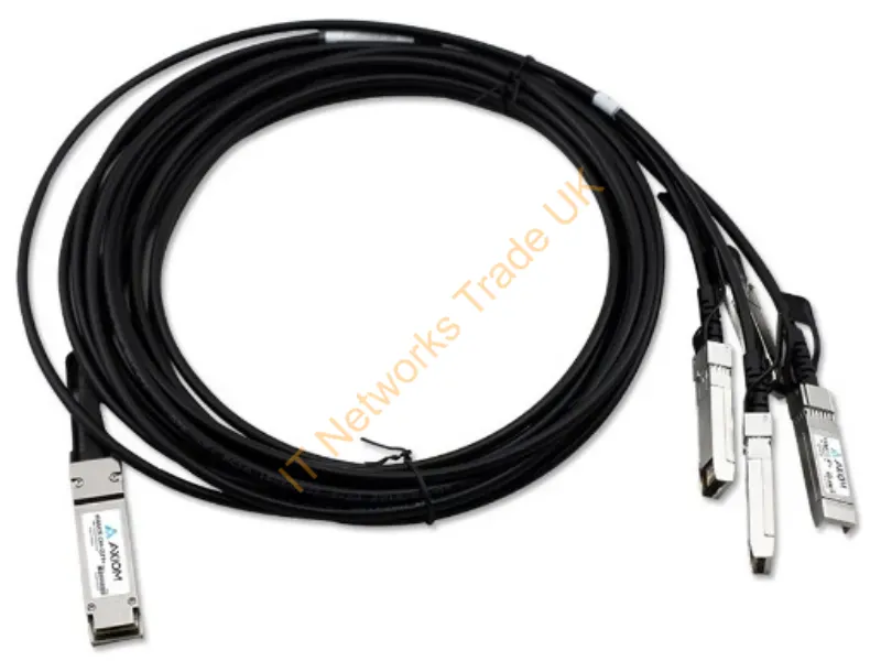 10GB-4-C03-QSFP-AX - Axiom 10Gb-4-C03-Qsfp-Ax Infiniband/Fibre Optic Cable 118.1" (3 M) Qsfp+ 4X Sfp+ Black