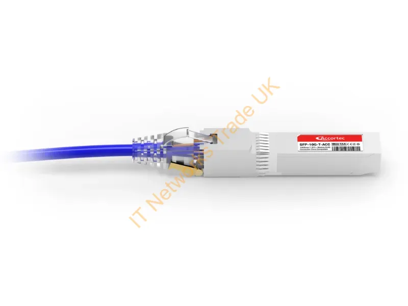 10GB-T-SFPP-ACC - Accortec 10Gb-T-Sfpp-Acc Networking Cable Blue 3149.6" (80 M) Cat7 S/Ftp (S-Stp)