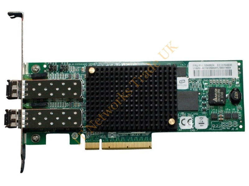 10N9824 IBM LIGHTPULSE 8GB Dual Port PCI Express X8 Fibre Channel Host Bus Adapter Fiber Channel Controller