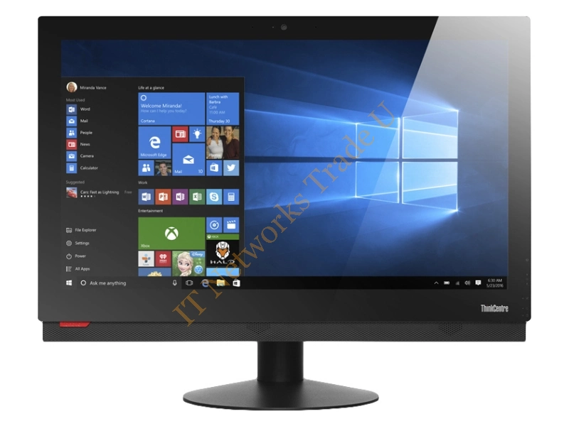 Lenovo ThinkCentre M910z 3.6GHz i7-7700 23.8" 1920 x 1080pixels Touchscreen Black All-in-One PC Workstation Systems
