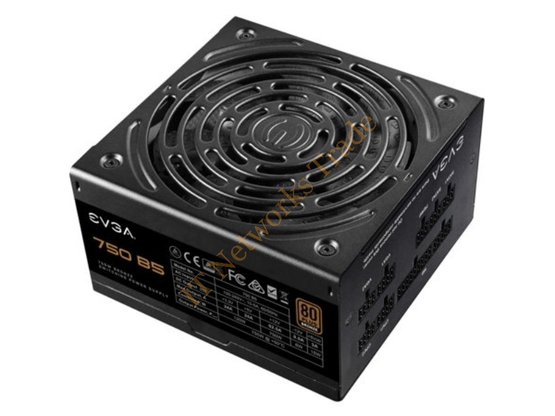 110-BQ-0750-V1 EVGA 750 BQ 750-Watts 80 Plus Bronze Certified Semi Modular ATX Power Supply