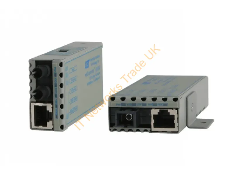 1100-0-1W - Omnitron Miconverter 10/100 Network Media Converter 100 Mbit/S 1310 Nm Multi-Mode Gray
