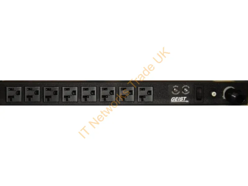 11055 - Vertiv Vssl084-102S20Tl Power Distribution Unit (Pdu) 8 Ac Outlet(S) 0U Black
