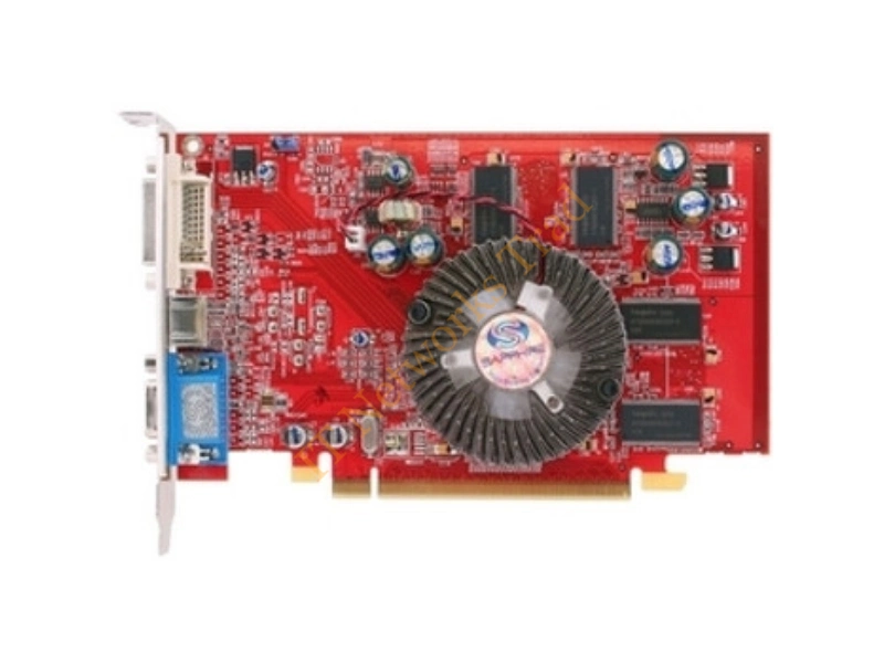 11062-09 Sapphire ATI Radeon X550 256MB DDR2 128-Bit Dual-Link DVI-I / VGA / TV-Out PCI Express x16 Video Graphics Card