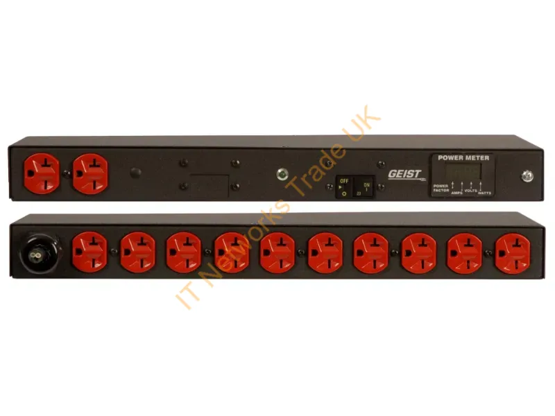11108 - Vertiv Vhvrc120-102D20Tl6 Power Distribution Unit (Pdu) 12 Ac Outlet(S) 0U Black