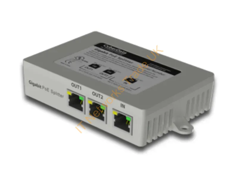 11187 - Cyberdata Systems 011187 Network Switch Gigabit Ethernet (10/100/1000) Power Over Ethernet (Poe) Gray