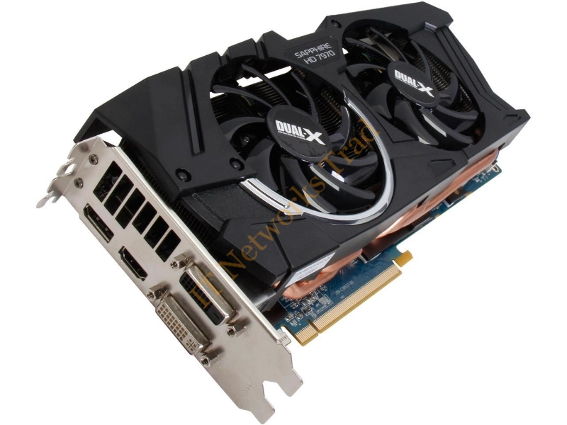 11197-03 Sapphire Radeon HD 7970 OC 3GB GDDR5 384-Bit PCI Express 3.0 x16 Dual DVI/ HDMI/ DisplayPort Video Graphics Card