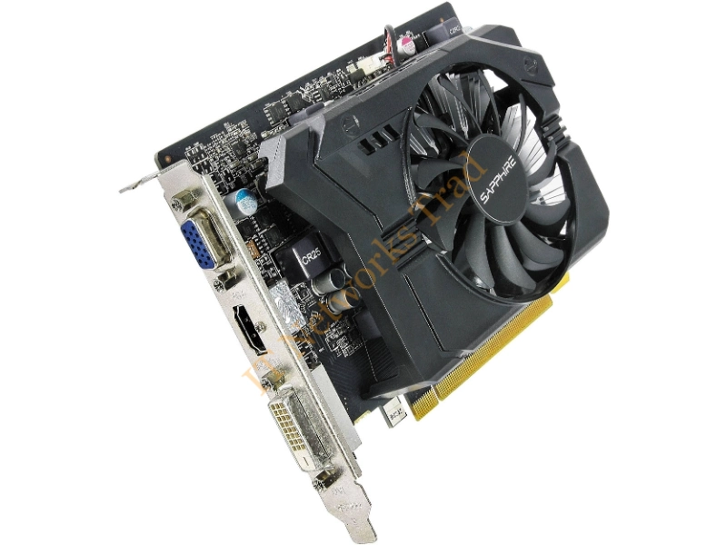 11215-00-20G Sapphire Radeon R7 250 1GB GDDR5 VGA/ DVI/ HDMI PCI Express Video Graphics Card