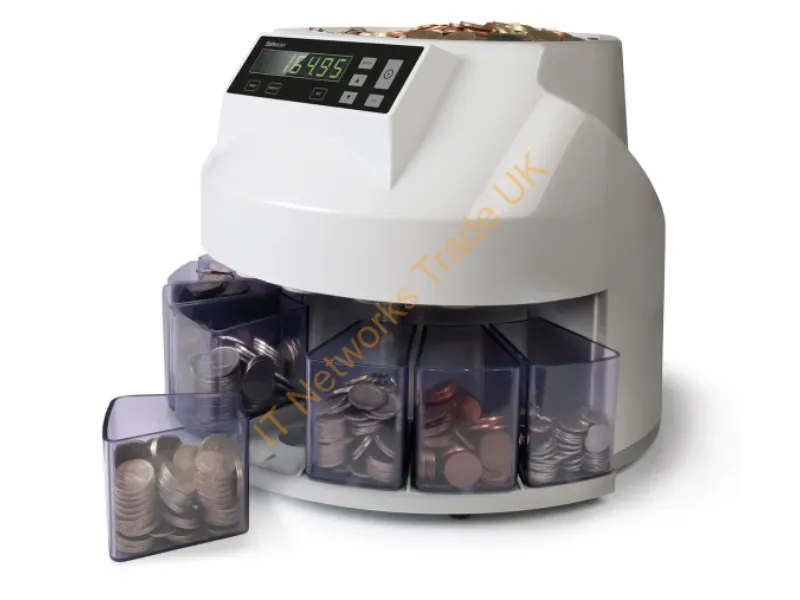 113-0568 - Safescan 1250 GBP Coin counting machine Grey