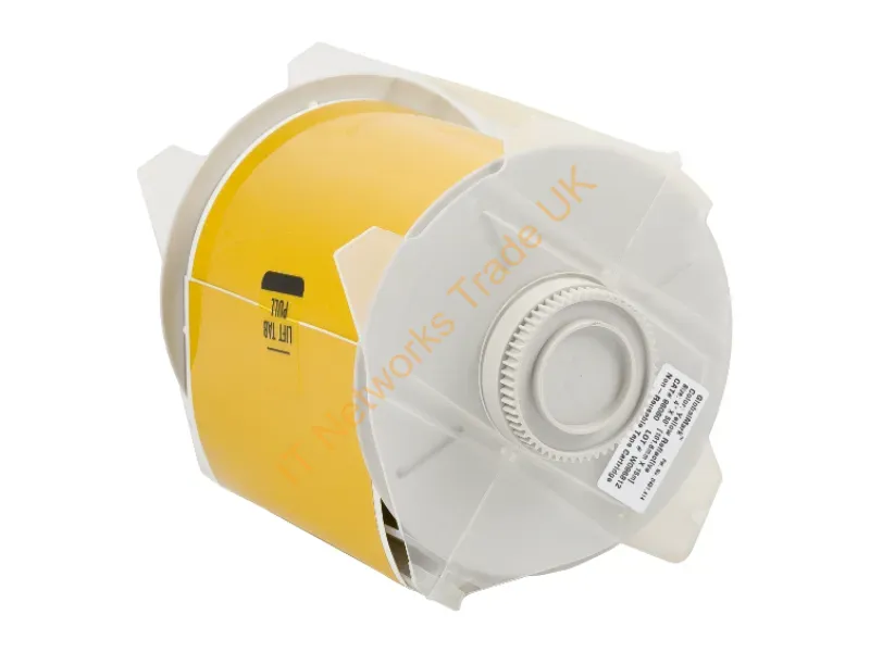 113114 - Brady B-595 Yellow Self-Adhesive Printer Label