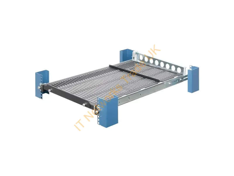 115-1892 - Racksolutions 4Post Sliding Shelf Black In Color, 95 Lb Weight Capacity. Works With 4 Post Rou Rack Shelf