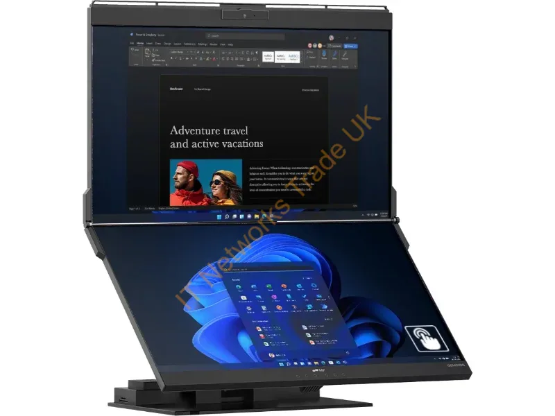 116-1001P02 - Mobile Pixels Geminos X Computer Monitor 24" 2560 X 1440 Pixels Quad Hd Touchscreen Black
