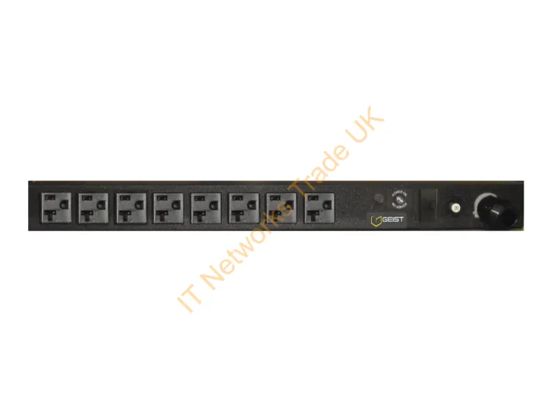 11777 - Vertiv Nsvl080-102R20 Power Distribution Unit (Pdu) 14 Ac Outlet(S) 0U Black