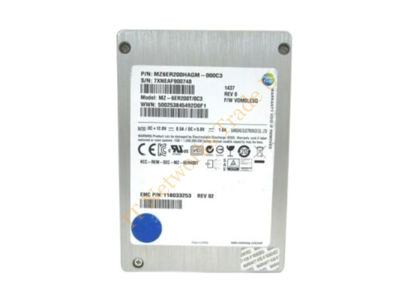 118033253 EMC 200GB SATA 2.5-inch Solid State Drive SSD Storage