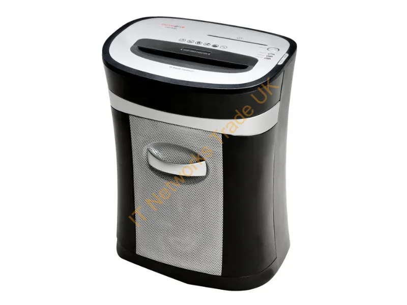 11883 - Genie 1501 XCD paper shredder Strip shredding 67 dB 22 cm Black, Silver