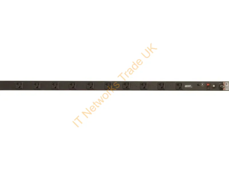 11961 - Vertiv Geist Nsva100-102R20Tl Power Distribution Unit (Pdu) 10 Ac Outlet(S) 0U Black
