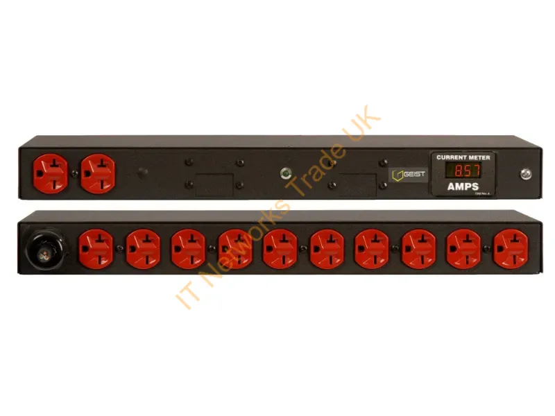 11972 - Vertiv Vhvran122-102D20Tl6 Power Distribution Unit (Pdu) 12 Ac Outlet(S) Black