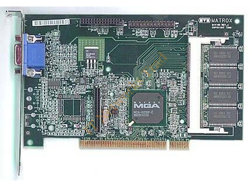 11L0313 Matrox Graphics 8MB PCI VGA Output Video Graphics Card