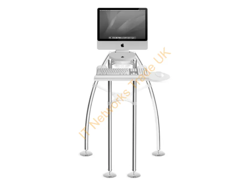 12004 - Rain Design 12004 Multimedia Cart/Stand Metallic Pc Multimedia Stand