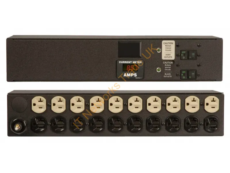 12013 - Vertiv Geist 2Xpra200-103D20Tl5 Power Distribution Unit (Pdu) 20 Ac Outlet(S) 0U Black