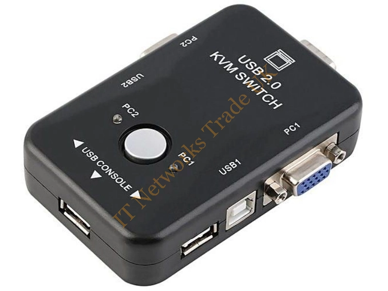 120206-001 HP 1 X 2 KVM Switch Kit with Cables