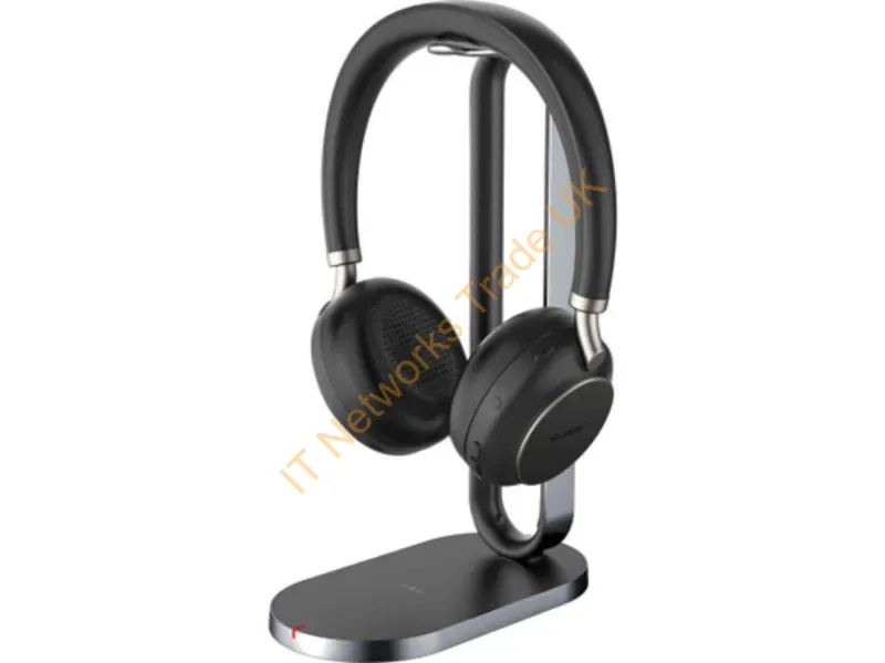 1208625 - Yealink Bh76 Headset Wireless Head-Band Calls/Music Usb Type-A Bluetooth Charging Stand Black