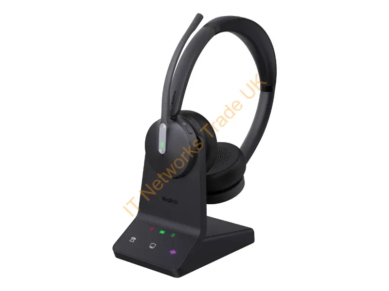 1208673 - Yealink Wh64 Dual Uc Headset Wireless Head-Band Office/Call Center Usb Type-C Bluetooth Black
