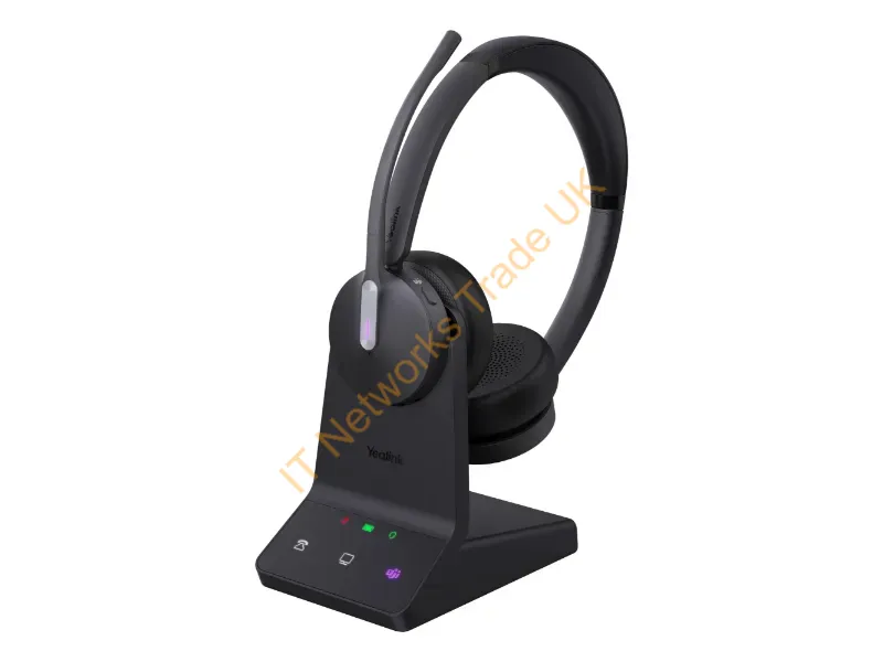 1208674 - Yealink Wh64 Dual Teams Headset Wireless Head-Band Office/Call Center Usb Type-C Bluetooth Black