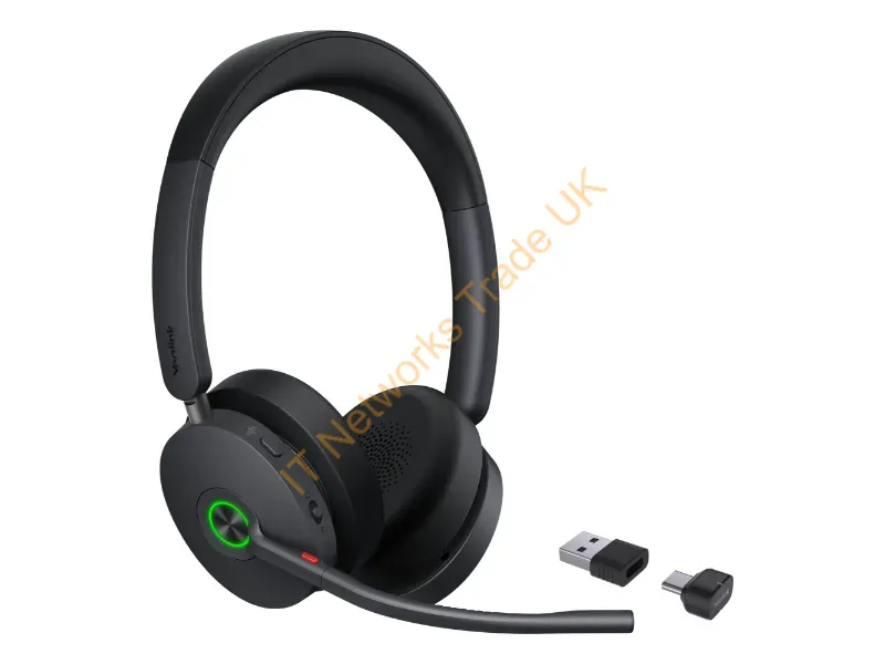 1208680 - Yealink Bh74 Uc Usb-C/A Headset Wireless Head-Band Office/Call Center Usb Type-C / Usb Type-A Bluetooth Black