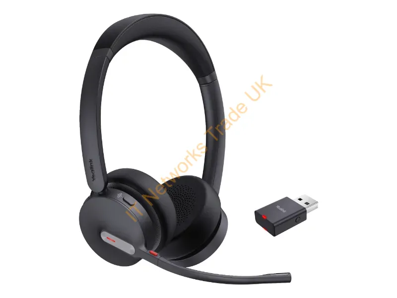 1208686 - Yealink Wh64 Hybrid Dual Uc Headset Wireless Head-Band Office/Call Center Micro-Usb Bluetooth Black