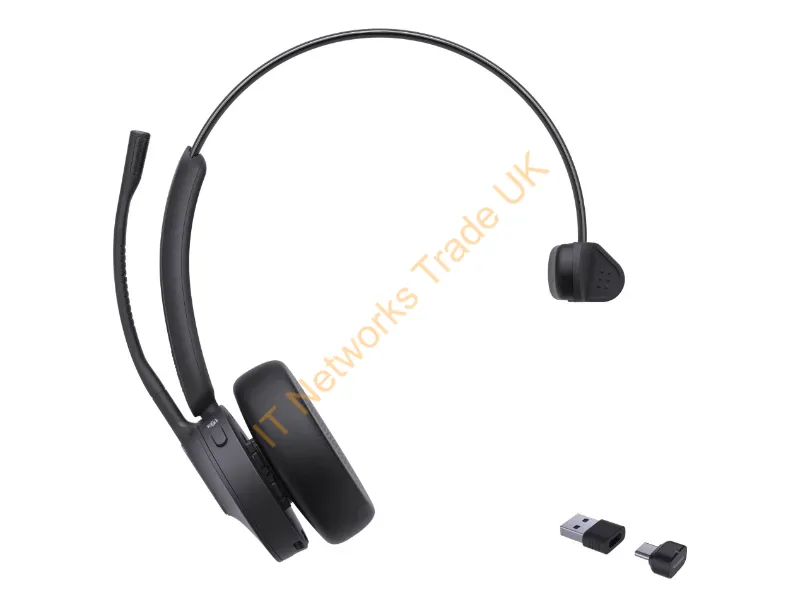 1208705 - Yealink Bh70 Mono Teams Headset Wireless Head-Band Office/Call Center Usb Type-C / Usb Type-A Bluetooth Black