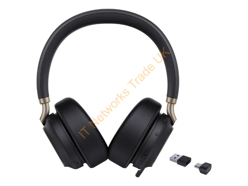 1208708 - Yealink Bh76 Plus Uc Usb-C/A Headset Wireless Head-Band Calls/Music Usb Type-C / Usb Type-A Bluetooth Black
