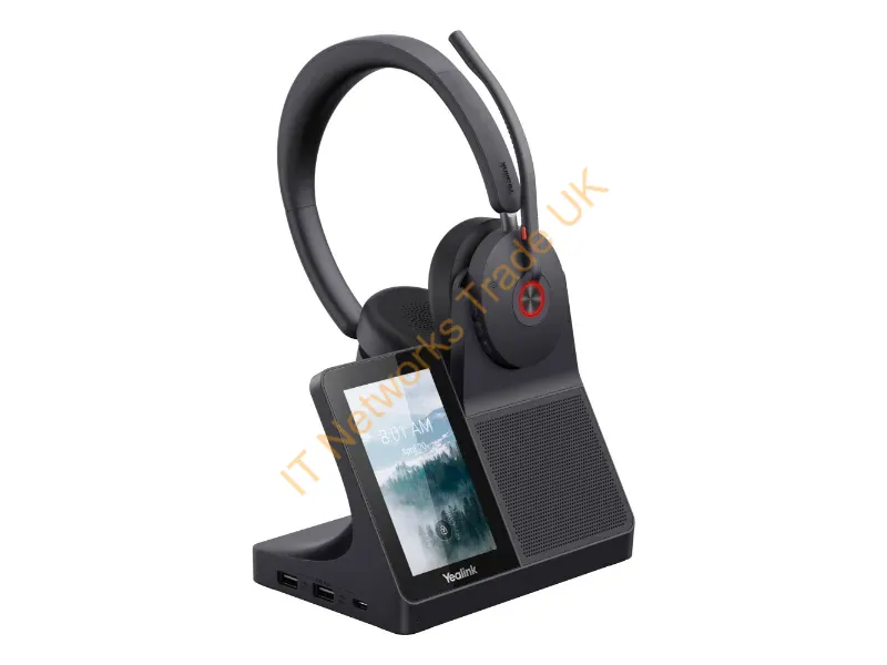 1208738 - Yealink Workstation Wh68 Headset Wired & Wireless Head-Band Calls/Music Usb Type-C Bluetooth Black