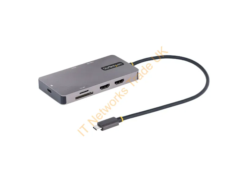 120B-USBC-MULTIPORT - Startech.Com 120B-Usbc-Multiport Laptop Dock/Port Replicator Wired Usb 3.2 Gen 1 (3.1 Gen 1) Type-C Gray