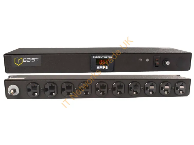 12102 - Vertiv Geist Bra100-1025 Power Distribution Unit (Pdu) 10 Ac Outlet(S) 0U Black