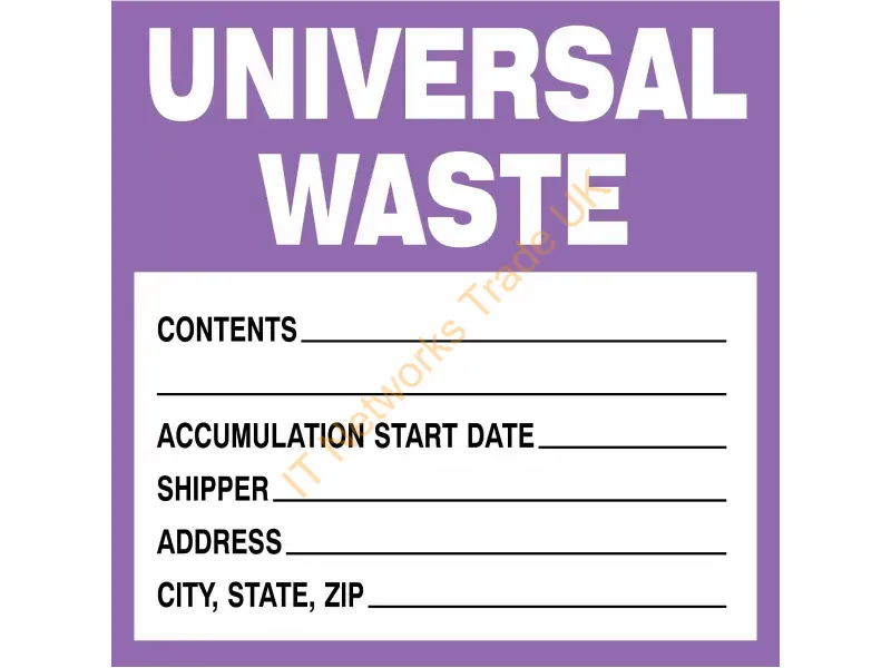 121437 - Brady People Id 121437 Self-Adhesive Label Square Permanent Black, Purple, White 100 Pc(S)