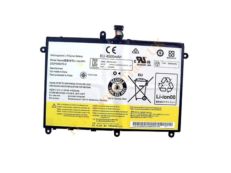 121500224 Lenovo 4-Cell 4500mAh 7.4V 34Wh Battery for IdeaPad Yoga 2 Laptop Battery