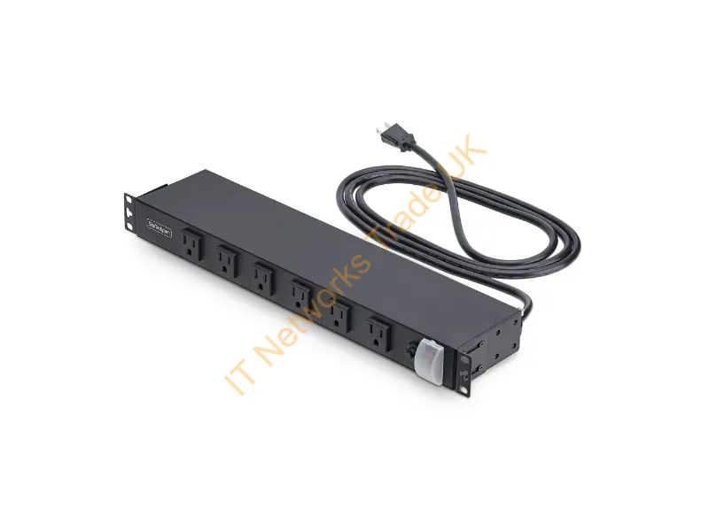 1215B8H-RACK-PDU-RA - Startech.Com 1215B8H-Rack-Pdu-Ra Power Distribution Unit (Pdu) 12 Ac Outlet(S) 1U Black