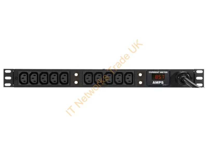 12197 - Vertiv Vrelan100-103C13Tl6 Power Distribution Unit (Pdu) 10 Ac Outlet(S) Black