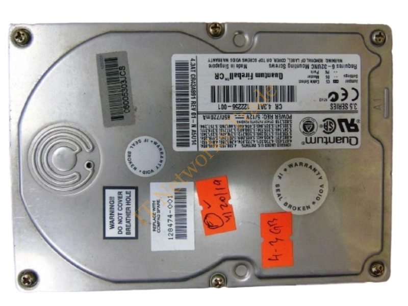 122256-001 Compaq 4GB 5400PM ATA-33 3.5-inch Desktop Hard Disk Drive Internal HDD