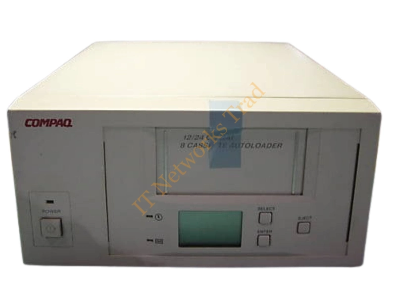122872-001 HP / Compaq 12/24GB DDS3 8-Cartridge Autoloader Tape Drive Storage