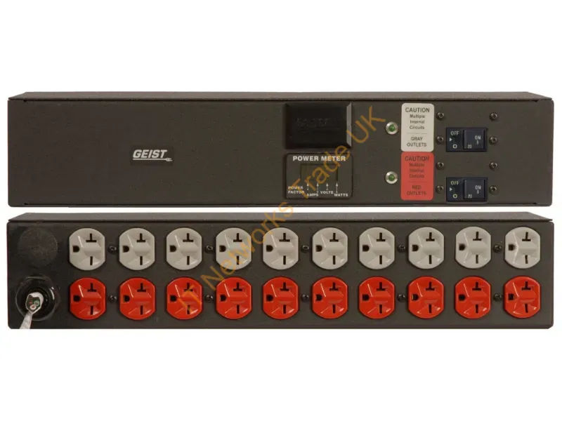 12333 - Vertiv Geist 2Xprc200-103D20Tl6 Power Distribution Unit (Pdu) 20 Ac Outlet(S) 0U Black