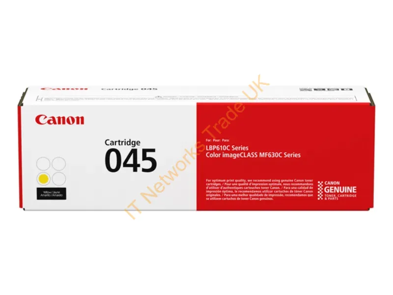 1239C002 - Canon 1239C002/045 Toner cartridge yellow, 1.3K pages ISO/IEC 19752 for Canon LBP-611