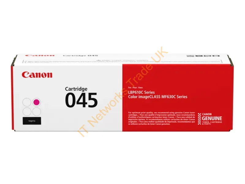 1240C001 - Canon 045 Toner Cartridge 1 Pc(S) Original Magenta