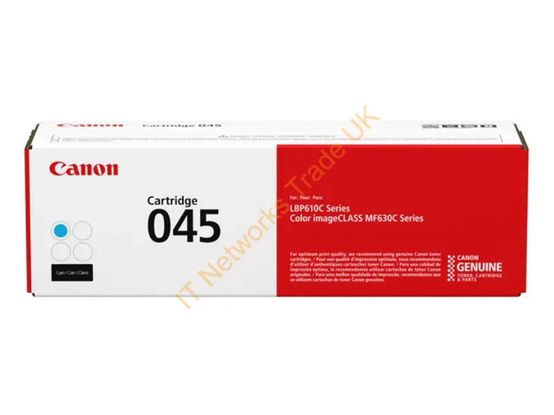 1241C001 - Canon 045 Toner Cartridge 1 Pc(S) Original Cyan