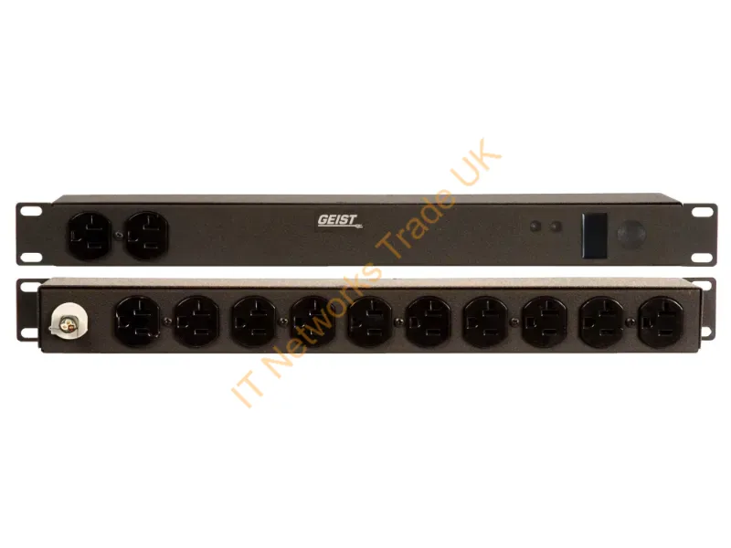 12571 - Vertiv Geist Jrn122-102D20St5 Power Distribution Unit (Pdu) 12 Ac Outlet(S) 0U Black