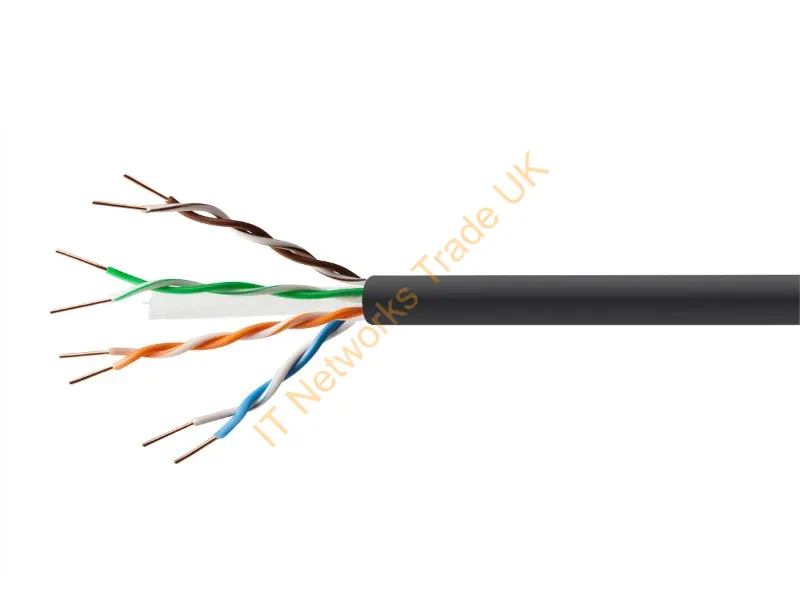 12732 - Monoprice 12732 Networking Cable Black 12000" (304.8 M) Cat6 U/Utp (Utp)